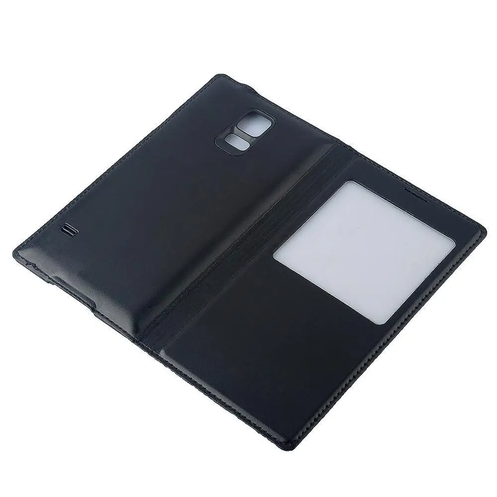 Кожаный чехол для Samsung Galaxy S5 SV I9600 9600 с функцией сна и микросхемой IC|case for samsung galaxy|case