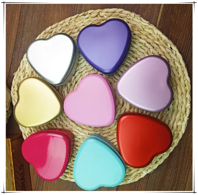 5 шт./лот металлическая коробка для конфет в форме сердца свадебные вечерние