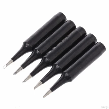 

5 Pcs 900M-T-1C Copper Replacement Bevel Style Soldering Iron Solder Tip Lead-free 936 Solder Iron Tips New Drop ship LS'D Tool