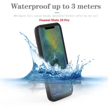Для huawei mate 20 Pro Redpepper водонепроницаемый IP68 Подводный 3 м водонепроницаемый ударопрочный жесткий водонепроницаемый чехол для mate 20 Pro