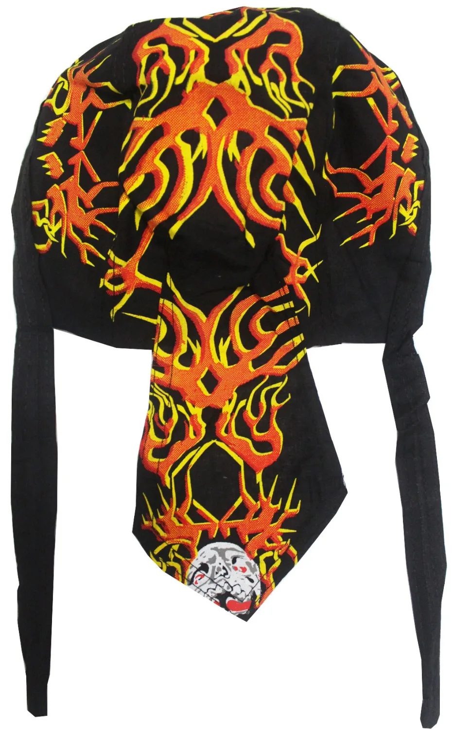FreeShipping2018NewFashionMensMotorcyclingBlackSkullFlame