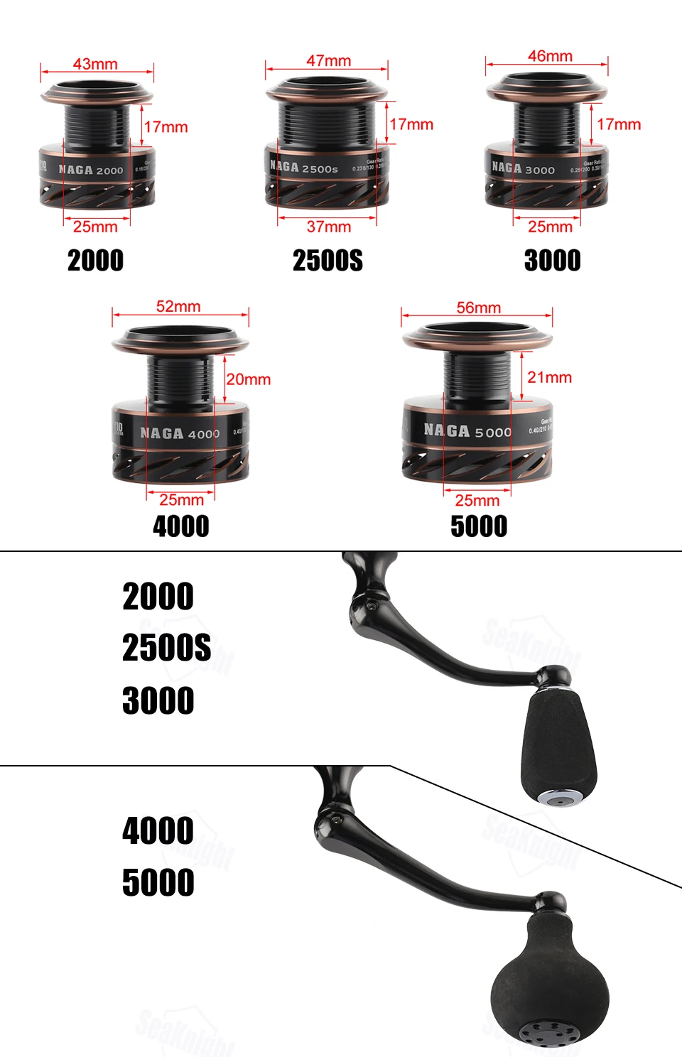 pesca 2000 2500 3000 4000 5000 Corpo