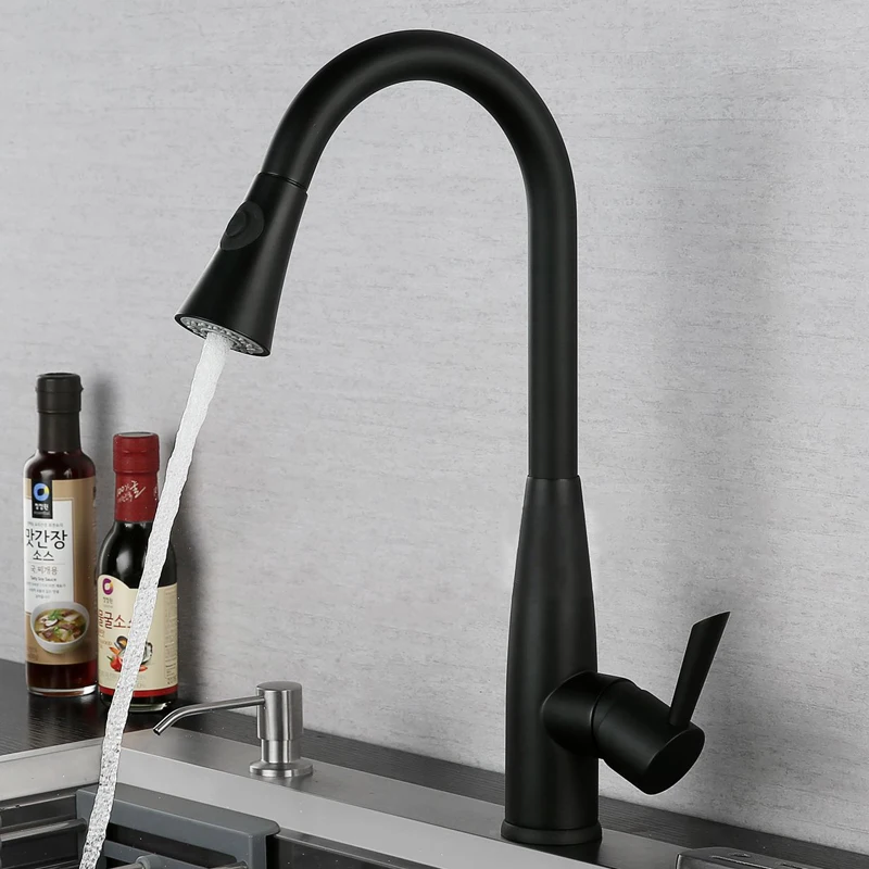 Quyanre Matte Black Sensor Kitchen Faucet Sensitive Smart Touch Control Faucet Mixer Tap Touch Sensor Smart Black Kitchen Tap