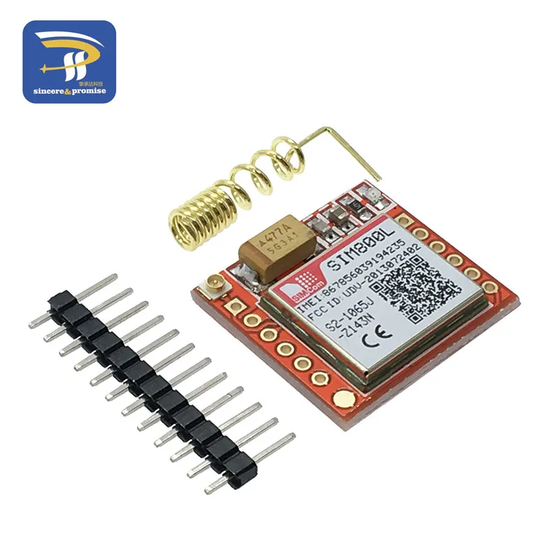 Маленький модуль SIM800L GPRS GSM комплект карта MicroSIM Core BOard Quad-band ttl последовательный порт с антенной