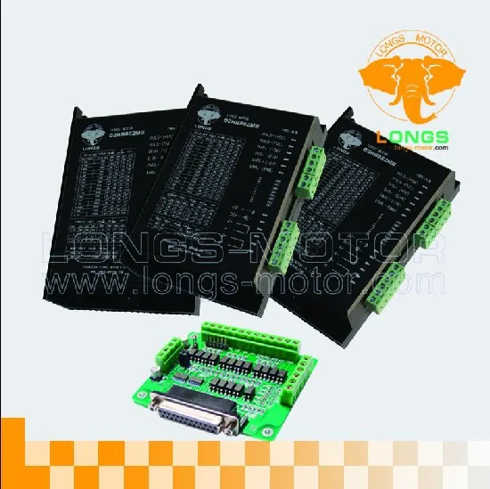 

3 Axis Stepper motor driver DM860A PEAK 7.8A ,256micsteps for CNC Router contorller board DB25--longs motor