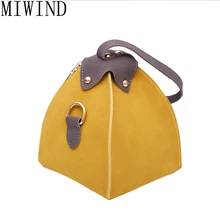 MIWIND 10 шт. мини треугольная сумка женский клатч кошелек сумочка женская PU кожаная сумка через плечо кошелек дамская сумочка TTC069