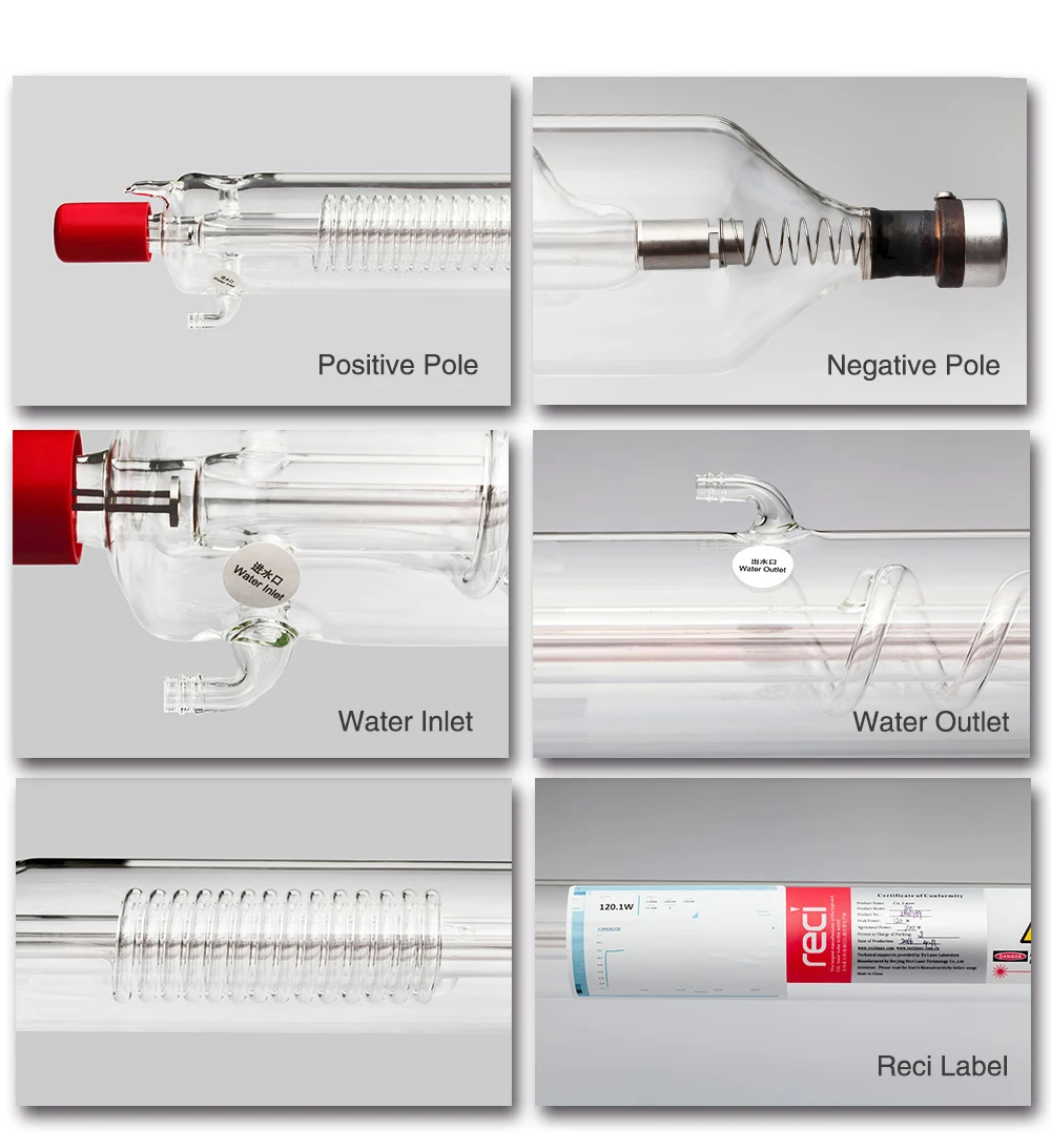 Reci laser tube