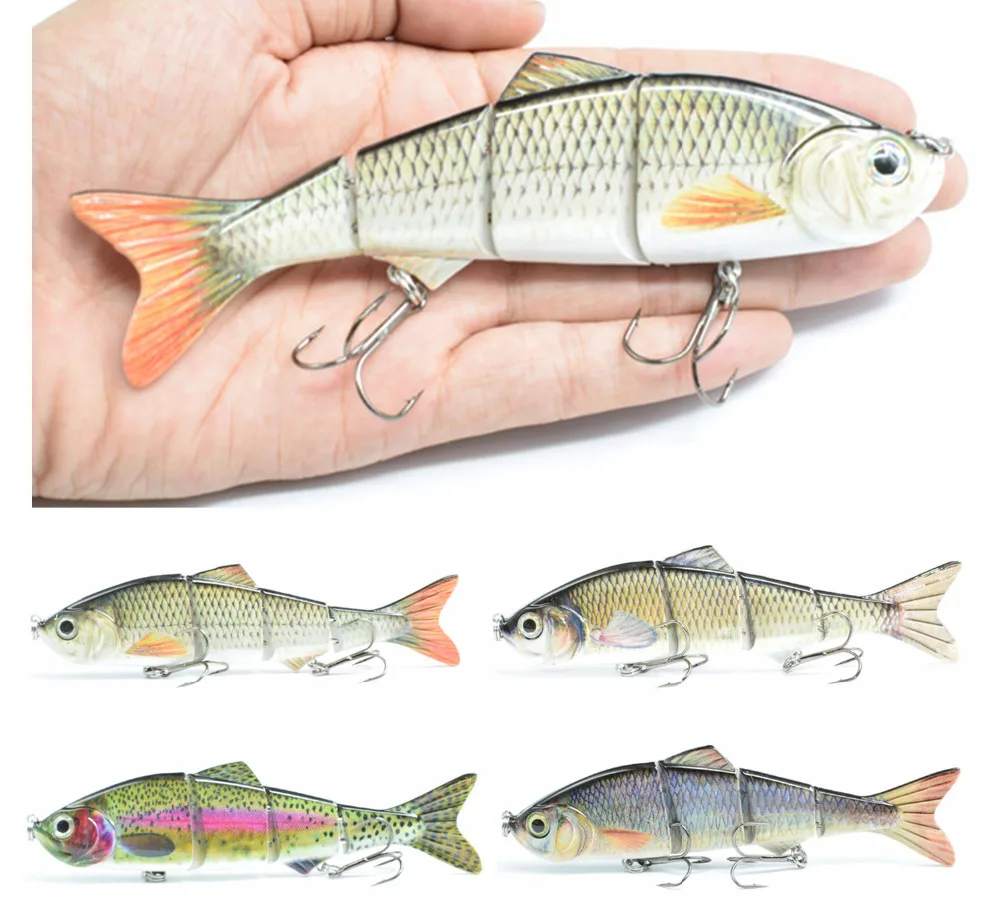 fish lures hot sell 6inch/15.2mm 36g/1.27oz 4 section strong body hard