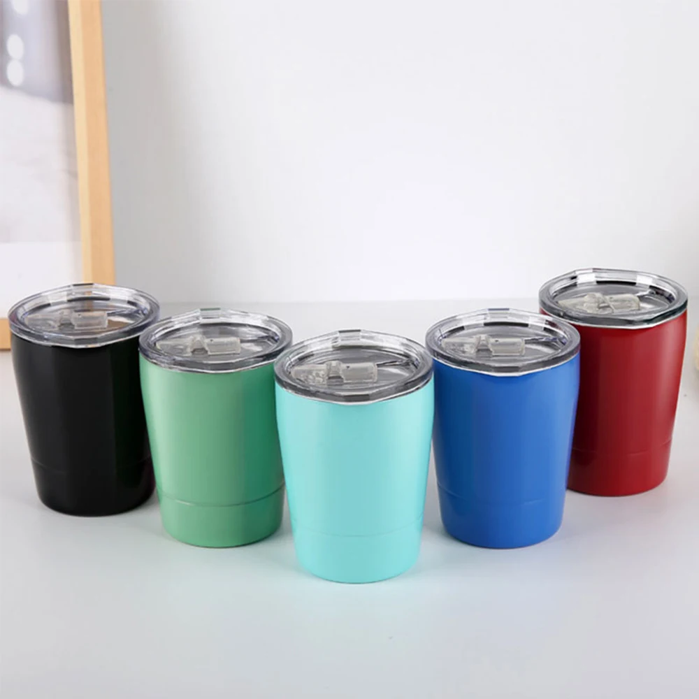 

2018 Hot Sale 1Pcs stainless steel Double Wall Stainless Steel Vacuum cups vacuum flasks 8oz free shipping