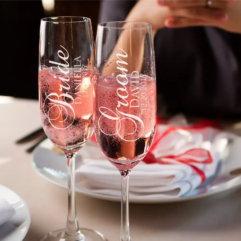 wedding gift champagne flute gift Champagne flutes drinkware personalized chanpagne flute bridesmaid gift customized champagne flute
