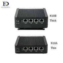 Мини-ПК X86 4 * lan настольных ПК с Celeron J1900 Quad Core 4 * USB VGA межсетевой экран Multi- Функция маршрутизатор