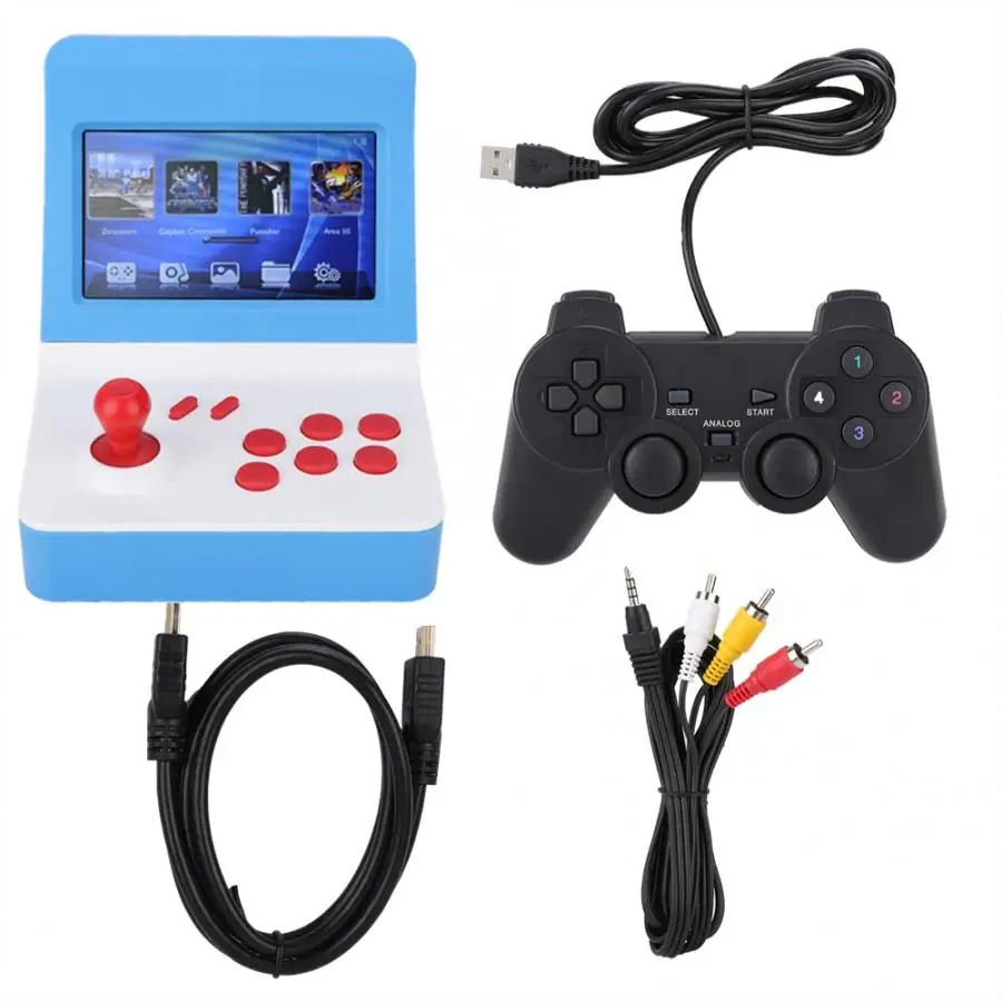 

4.3 inch Retro Mini Arcade Nostalgic Old-fashioned MINI Handheld Game Machine Blue