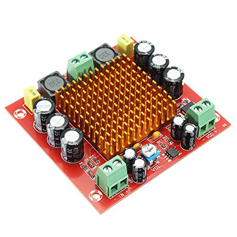 XH M544 DC 12V 24V 150W TPA3116DA TPA3116 D2 моно канальный цифровой усилитель мощности|Кабели