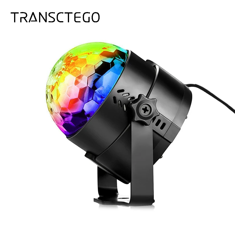 Party Light Disco Ball Rotating Sound Activated Strobe Stage Lamp For Birthday DJ Kids Xmas Lumiere Soundlights LED Disco Lights Party Light Disco Ball Rotating Sound Activated Strobe Stage Lamp For Birthday DJ Kids Xmas Lumiere Soundlights LED Disco Lights