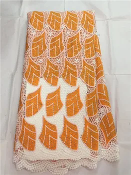 

Water Soluble lace African Cord Lace 2019 Nigerian Laces Embroidery Fabric Lace For Wedding Party Dress