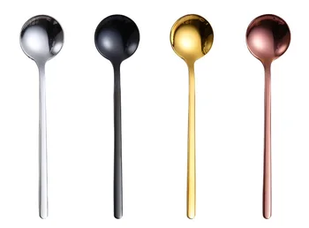 

Mini Coffee Spoon Stainless Steel Tea Spoon Stirring Teaspoon Bar Restaurant Kitchen Supplies Party Utensil W7463