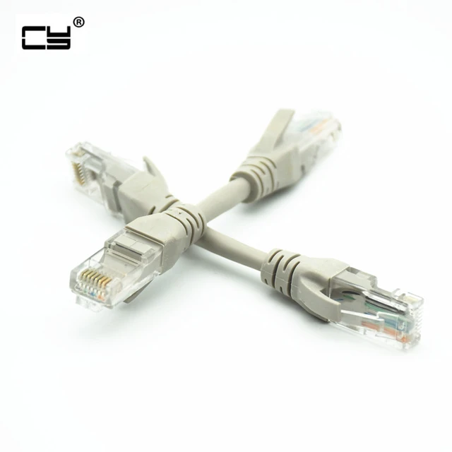 Câble Ethernet CATinspectés UTP mâle vers mâle, 10cm, 30cm, 50cm, pour  réseau Gigabit, Rj45, paire torsadée, LAN GigE, court, 1m, 2m, 30m