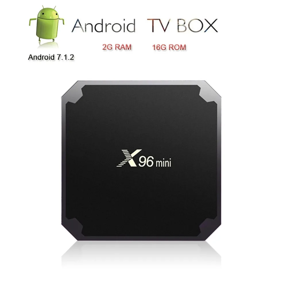 ТВ приставка X96 Mini Android 7 1 4K Amlogic S905W 2 + 16 ГБ Wi Fi|ТВ-приставки и медиаплееры| |