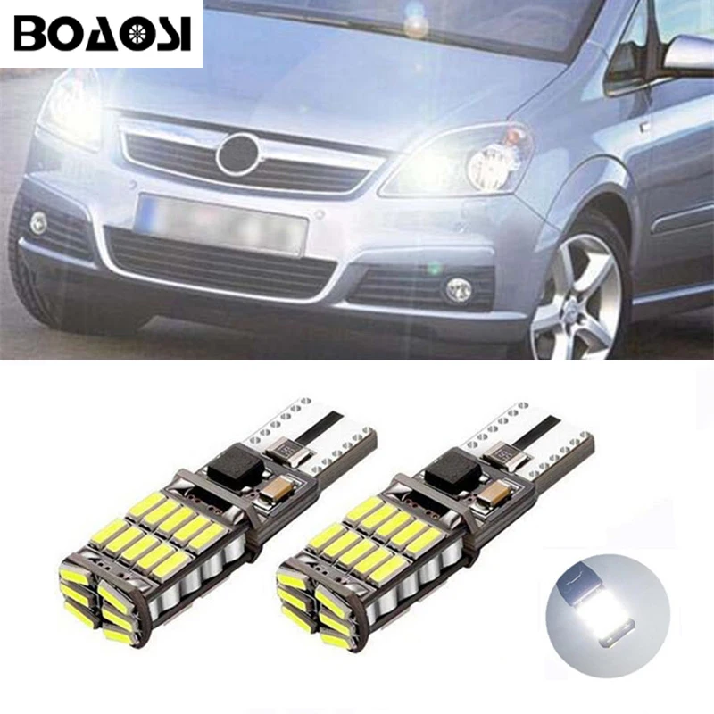 BOAOSI 2x Car w5w LED 4014SMD Width Lamp light for Opel Zafira A B