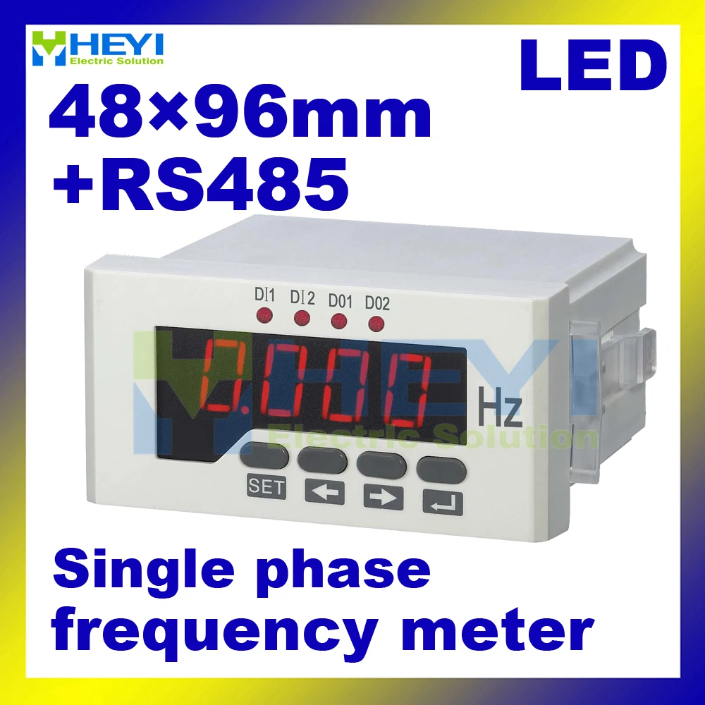 

LED digital Frequency hz meter 48mm*96mm single phase digital frequency meters with RS485 communication