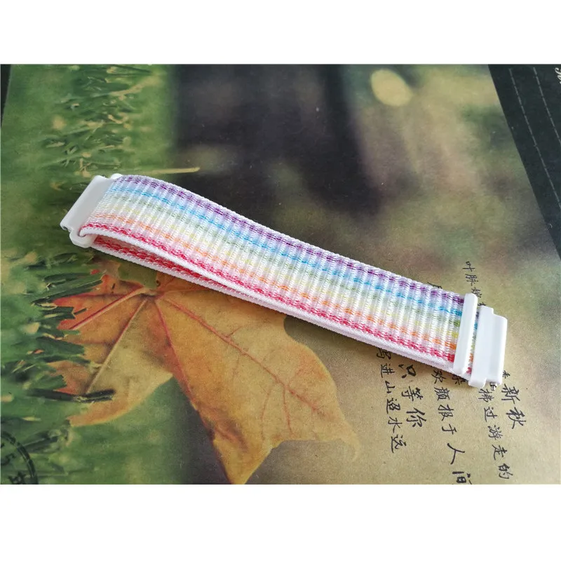 22 мм ремень для Xiaomi Huami Amazfit GTR 47 мм ремешок мягкий Проветриваемый нейлоновый браслет на петле Смарт часы браслет - Цвет: colorful