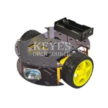 Бесплатная доставка! новый циркуляр два диска smart car шасси ДЛЯ arduino