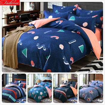 

New Stylish 5/6/7 feet Duvet Cover 3/4 pcs Bedding Set 1.5m 1.8m 2m 2.2m 2.3m Bedsheet Kids Bed Linens Full King Queen Twin Size