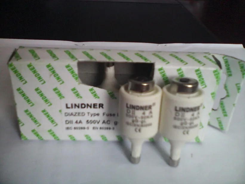 Предохранители: линднер DIAZED Тип предохранителя DII 4A 500V gG/gL 597 0047/DII 6A 0067/DII 10A 0107 |