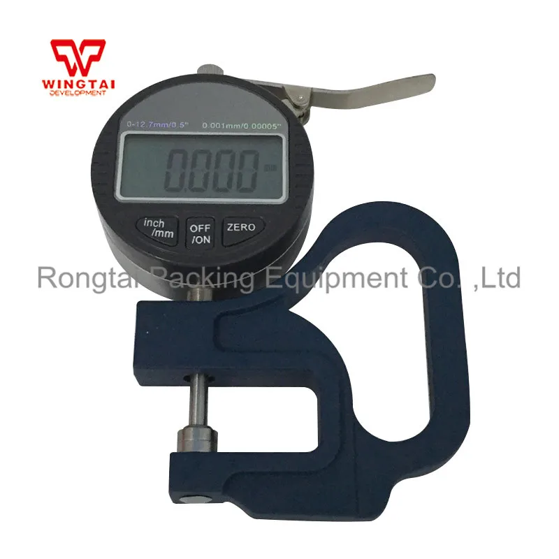 Portable Digital Thickness Gauge Meter 0 12.7mm 0.001mm in Abrasives