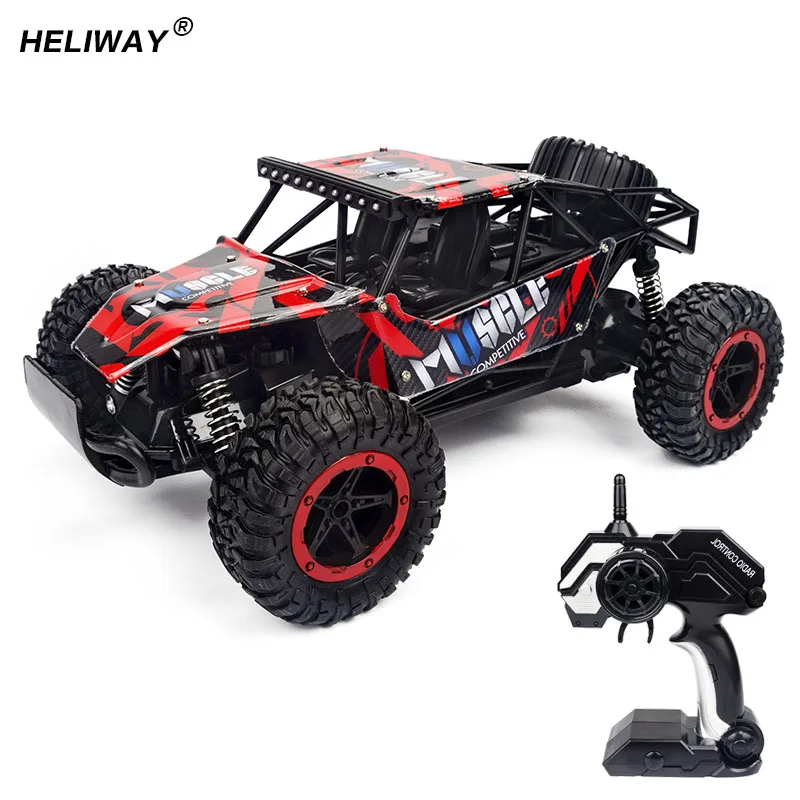 

RC Car 4WD 1/16 2.4G High Speed Monster Truck Radio Control RC Buggy Off-Road RTR Updated Version Electronic Model Toy Kid Gift