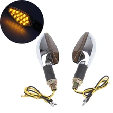 Universal Motocicleta Flasher Motorcycle Turn Signal Lights LED Indicator Cafe Racer Blinker For Suzuki Yamaha Honda Harley KTM possbay chrome black aluminum alloy motorcycle turn signals motorbike flasher indicator lights universal fit for yamaha suzuki