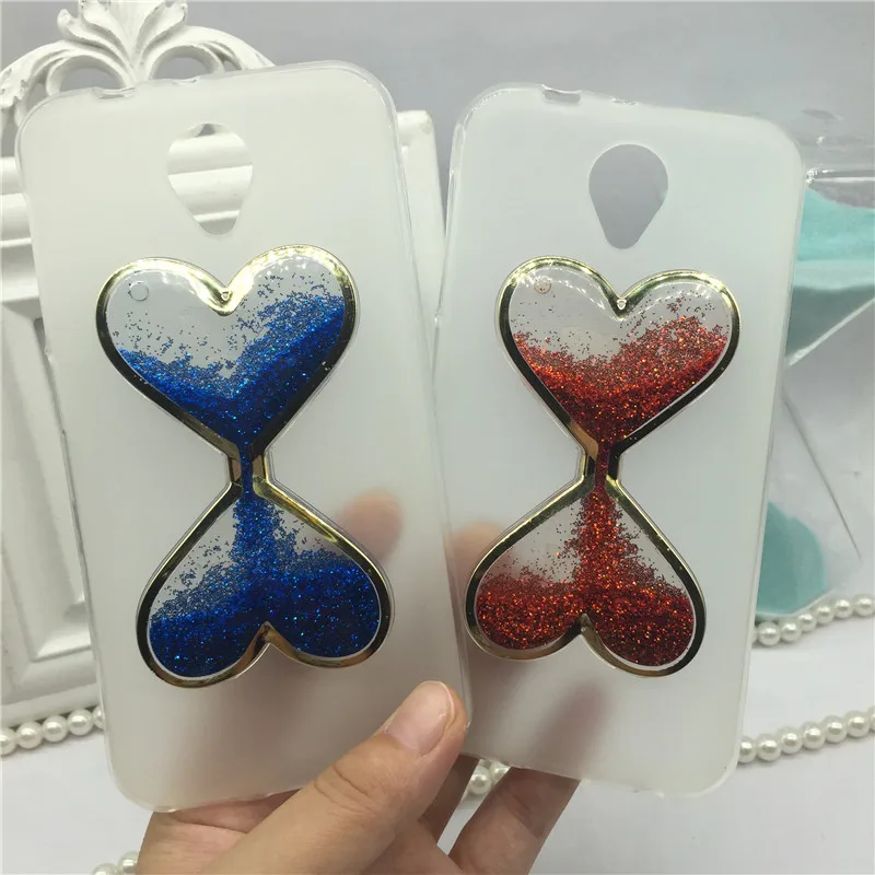 

for Vodafone Smart Prime 7 / Prime7 VDF600 Dynamic Quicksand Liquid case Bling Glitter Silicone Soft TPU Women's cases cover