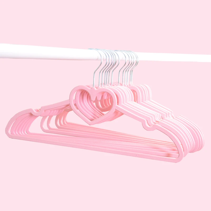 

1Pcs.Kawaii Women's Kid's Practical Pink Clothes Underwear Socks Hangers.Rotatable Love Heart/Bow Clothes Hanger.Clothes Rack