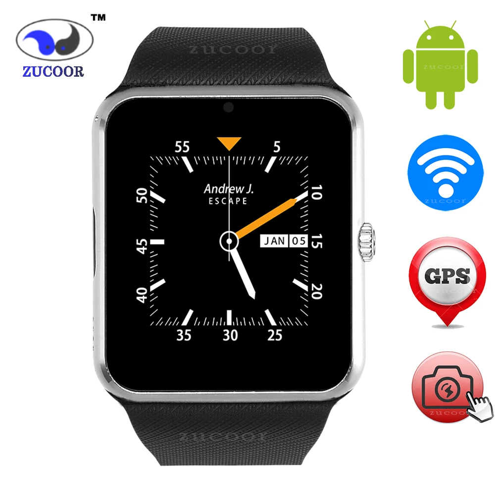 Smart Watch Android Smartwatch Camera Support SIM Card GPS