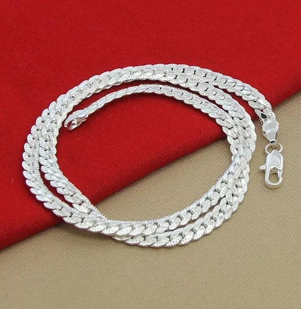 LJ& OMR, серебряная цепочка, воротник, 925 пробы, серебряное ожерелье, модное, милое, 5 мм, Серебряное ювелирное изделие, ожерелье, цепочка, подвеска