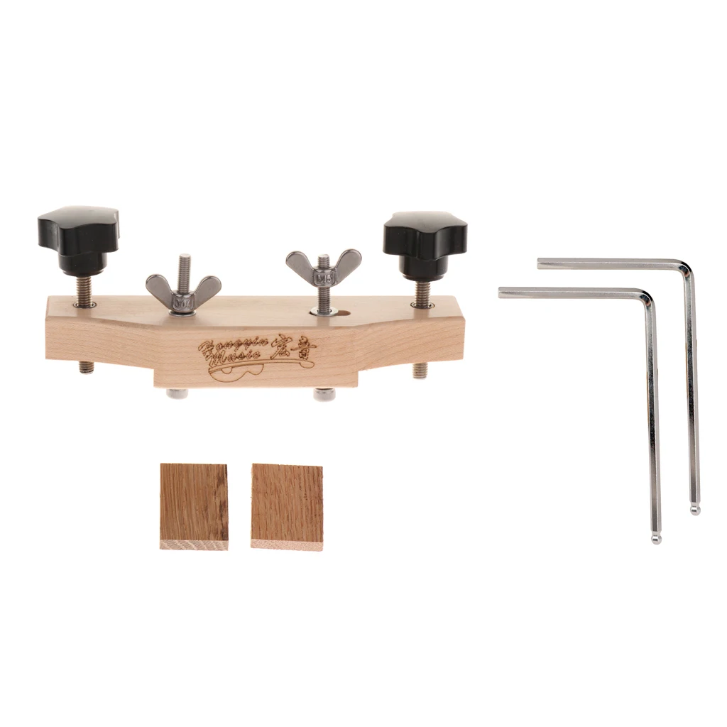 

1 Set Guitars Bridge Install Clamp with Neck Ball End Allen Wrenches Guitar DIY Repairing Tools Accessories 37x153x24mm