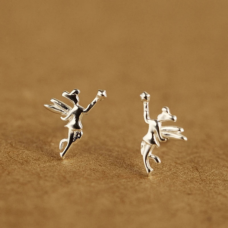 Женские маленькие серьги подвески из стерлингового серебра 925 пробы|925 sterling silver