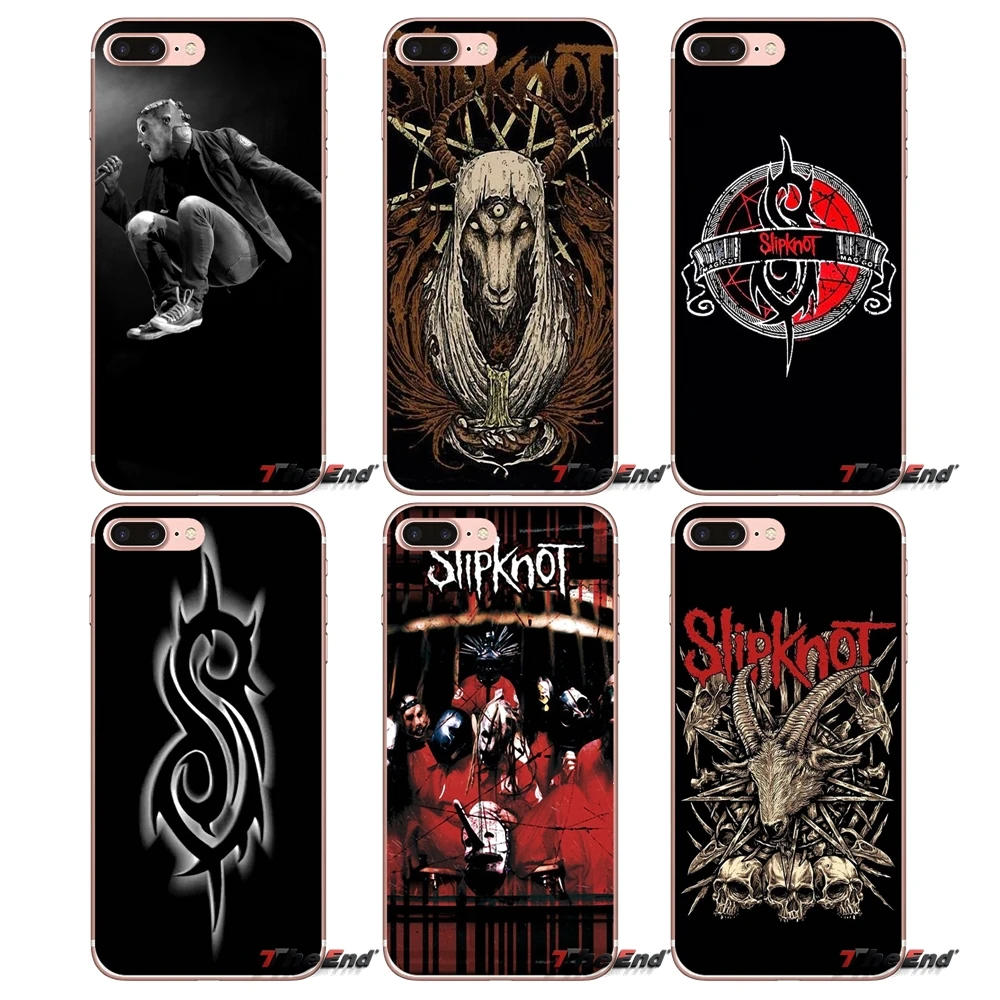 

Bands Slipknot Soft Transparent Cases Covers For Huawei G7 G8 P7 P8 P9 Lite Honor 4C 5X 5C 6X Mate 7 8 9 Y3 Y5 Y6 II 2 Pro 2017