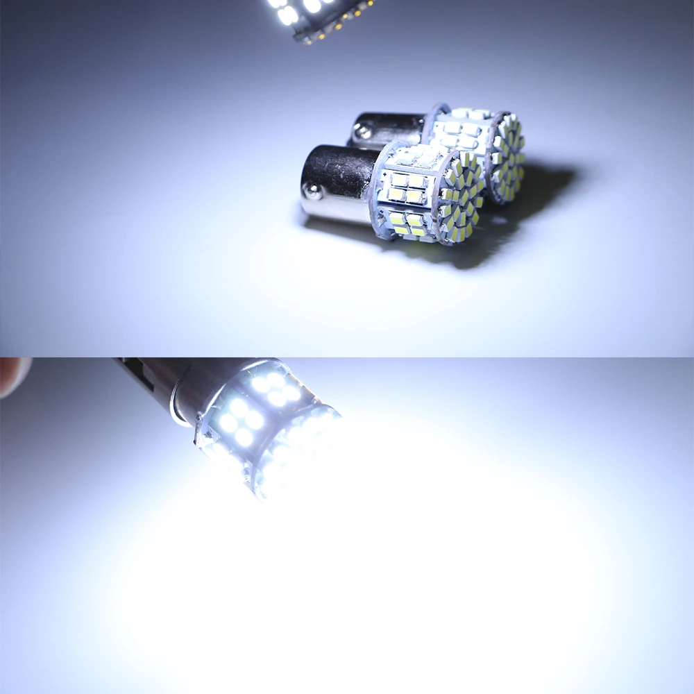 50/200 шт 24V белый 1206 50 SMD Светодиодные лампы 1156 BA15S автомобилей резервного