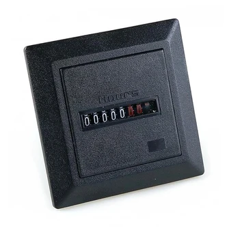 

New 50Hz AC 24V 110V 220v Hour meter Non-Resettable square sealed hours timer meter gauge counter HM-1