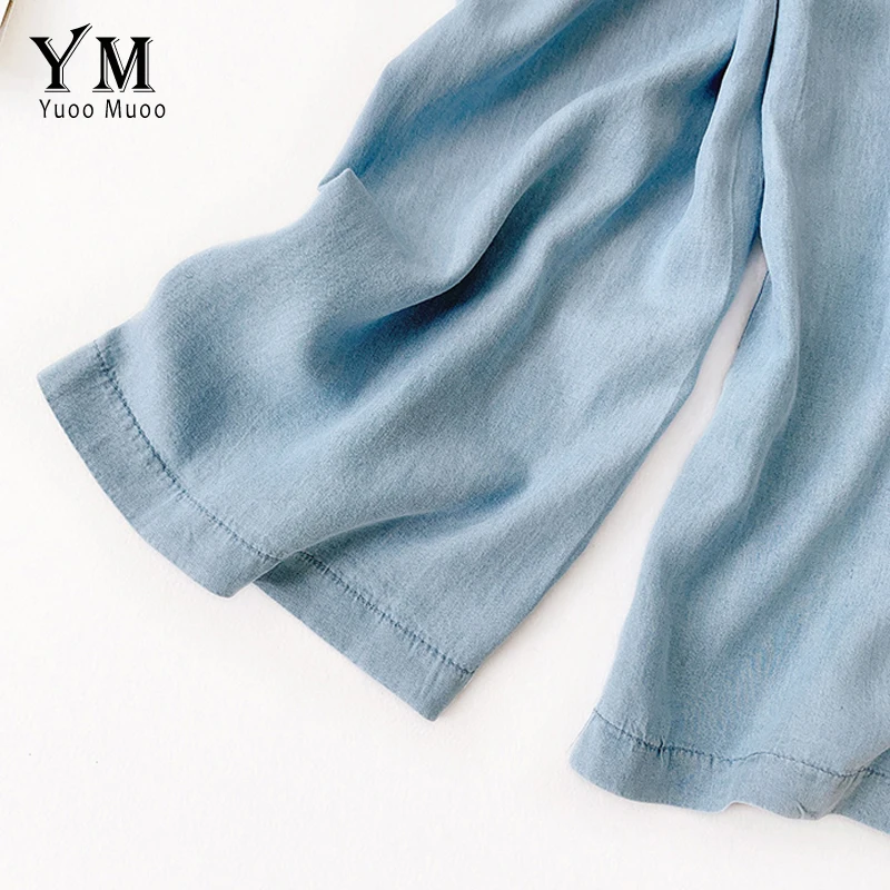 YuooMuoo Good Quality Soft Tencel Summer Jeans 2019 New Hot Ladies Jeans Thin Women Straight Jeans Pants Elastic Waist Mom Jeans YuooMuoo Good Quality Soft Tencel Summer Jeans 2019 New Hot Ladies Jeans Thin Women Straight Jeans Pants Elastic Waist Mom Jeans