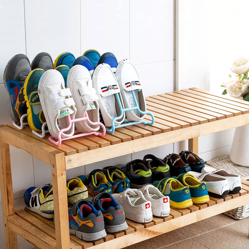 10 шт./компл. мульти-Функция Для детей обувь подвесная полка для хранения вещей сушилка для обуви стойки Шкаф для вешалки