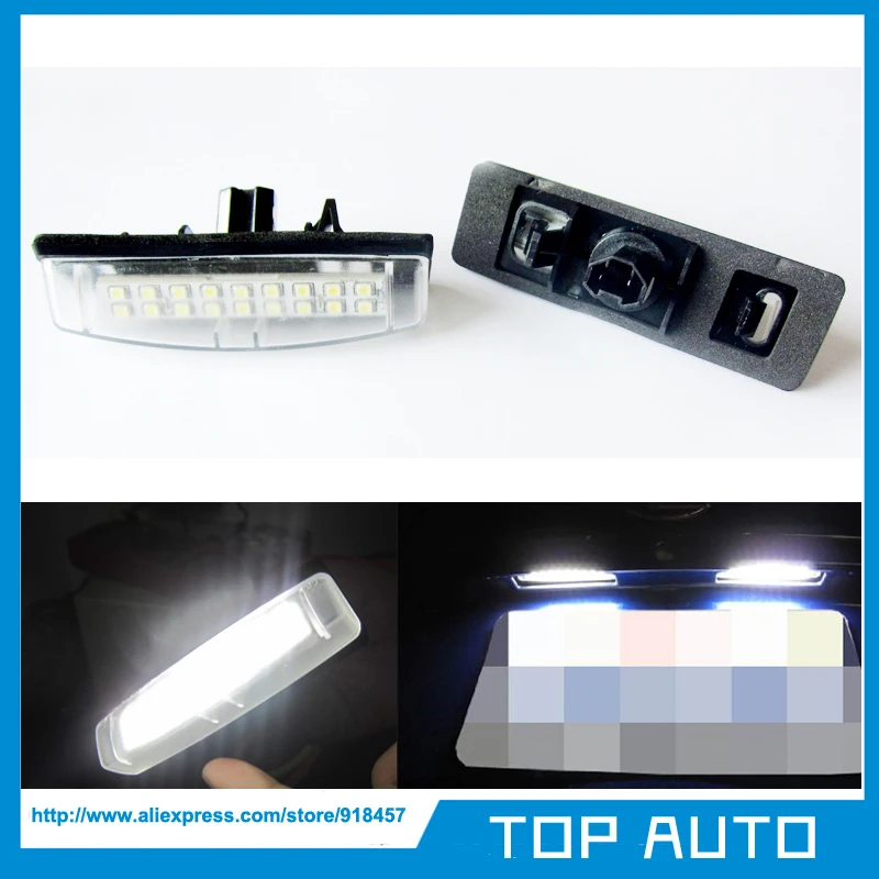 Error Free White OEM Replacement LED Number License Plate Light Lamp
