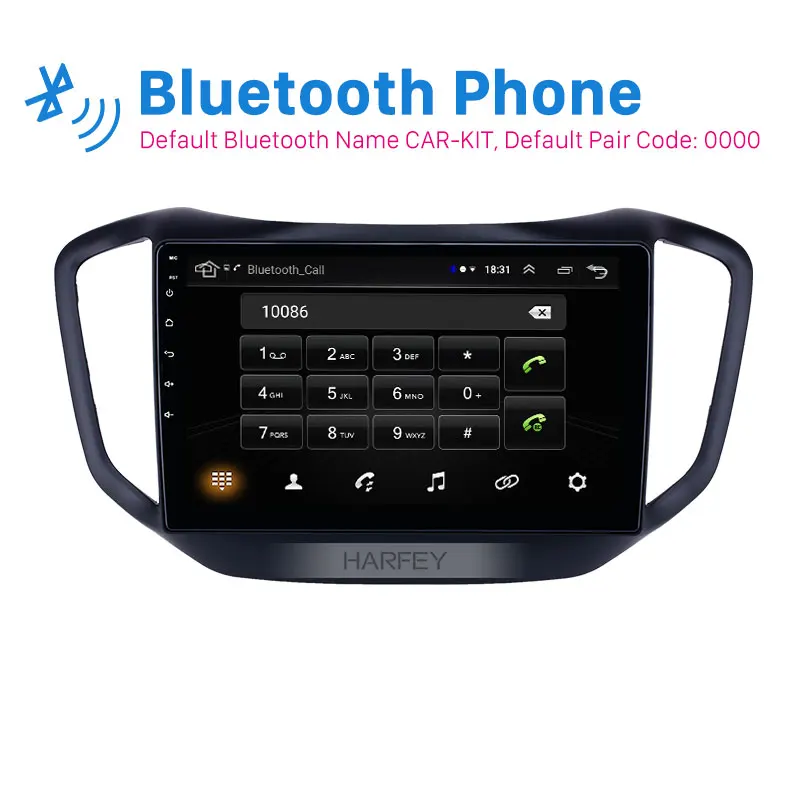  Harfey 10.1 inch HD Touchscreen Android 8.1 GPS Navi Car Radio for Chery Tiggo 5 2014-2017 WIFI sup