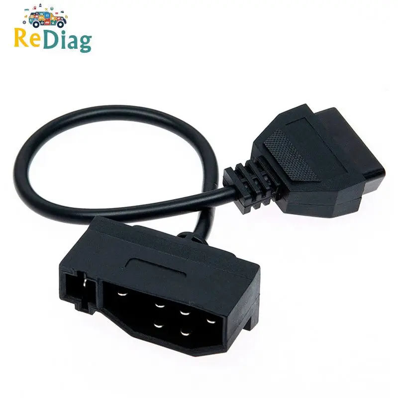 OBD1 OBDII кабельный разъем для Ford 7Pin папа к OBD2 16Pin мама 7 Pin конвертер Бесплатная
