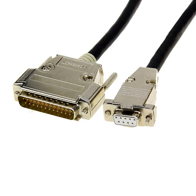 Best Offers DB9 to DB25 Cable  RS232 Female DB9 to DB25 Pin Male Adapter Computer Accessories Cable Serial to Parallel Line DB9/DB25