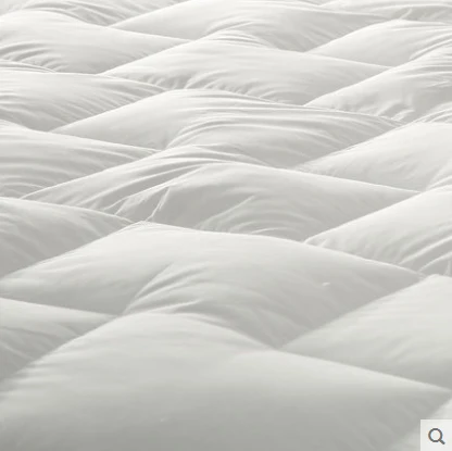 Шлифовальные натуральный хлопок 90% белая утка Подпушка утолщение зима Одеяла одеяло марки Edredon solteiro Стеганые лоскутные Постельные покрывала