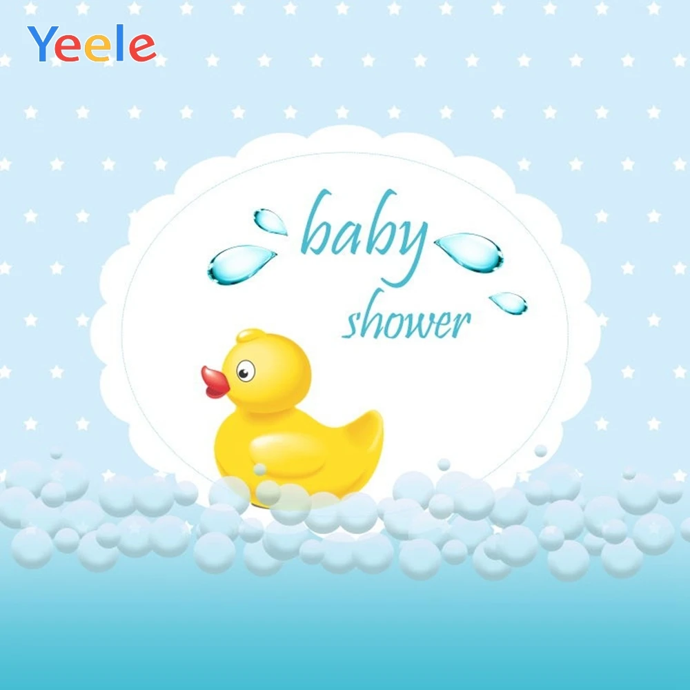 

Yeele Vinyl Blue Newborn Baby Shower Duck Water Child Birthday PartyPhotograph Backdrop Boy Photocall Background Photo Studio
