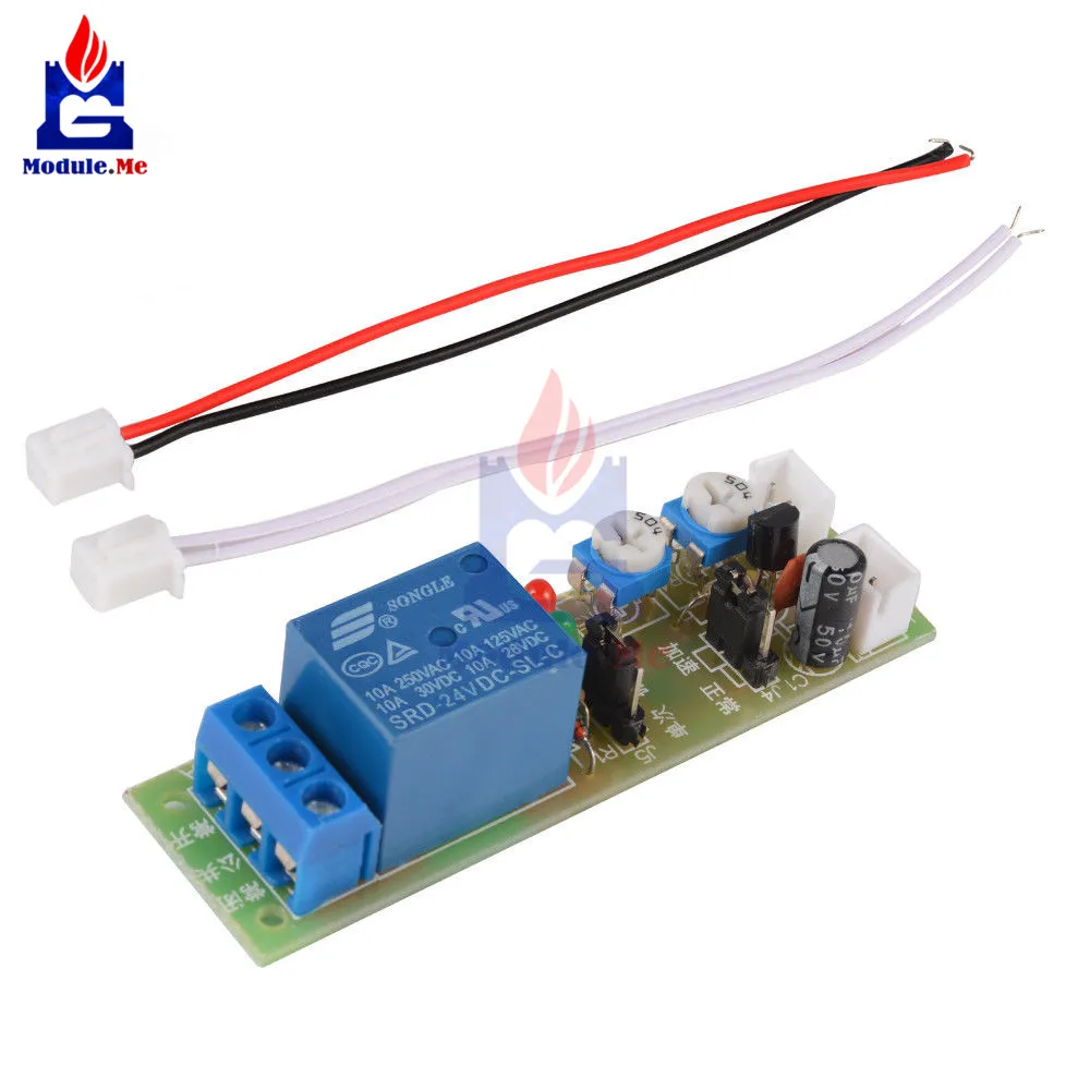 

JK11 Adjustable Cycle Timer Delay On/Off Switch Power Supply Relay Module DC 5V Timer Control Switch Relay Module with Cable