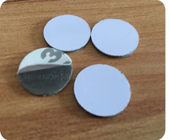 

RFID Tag RFID PVC Token with 3M Sticker rfid anti-metal label coin tags 13.56MHz, ISO 15693 with I CODE SLI Chip